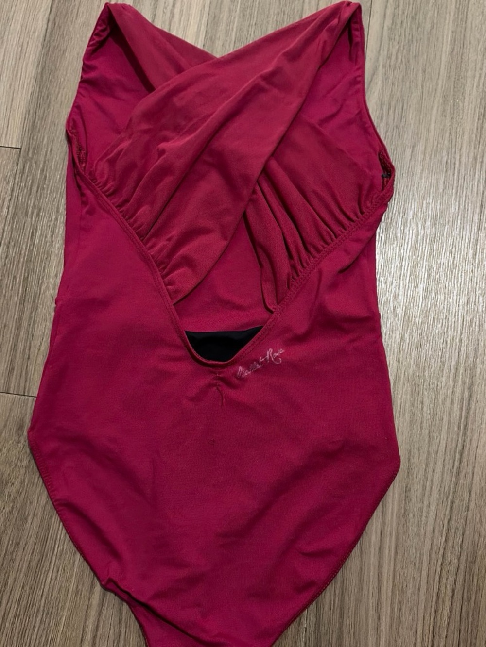 Ballet Rosa Leotard in Deep Raspberry - Picture 2 of 2